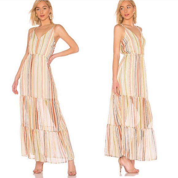 Jack by BB Dakota Multi Stripe Maxi Dress - Picture 5 of 5